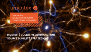 Illustration d'un réseau neuronal symbolisant la diversité cognitive et l'agilité stratégique au sein d'un conseil d'administration